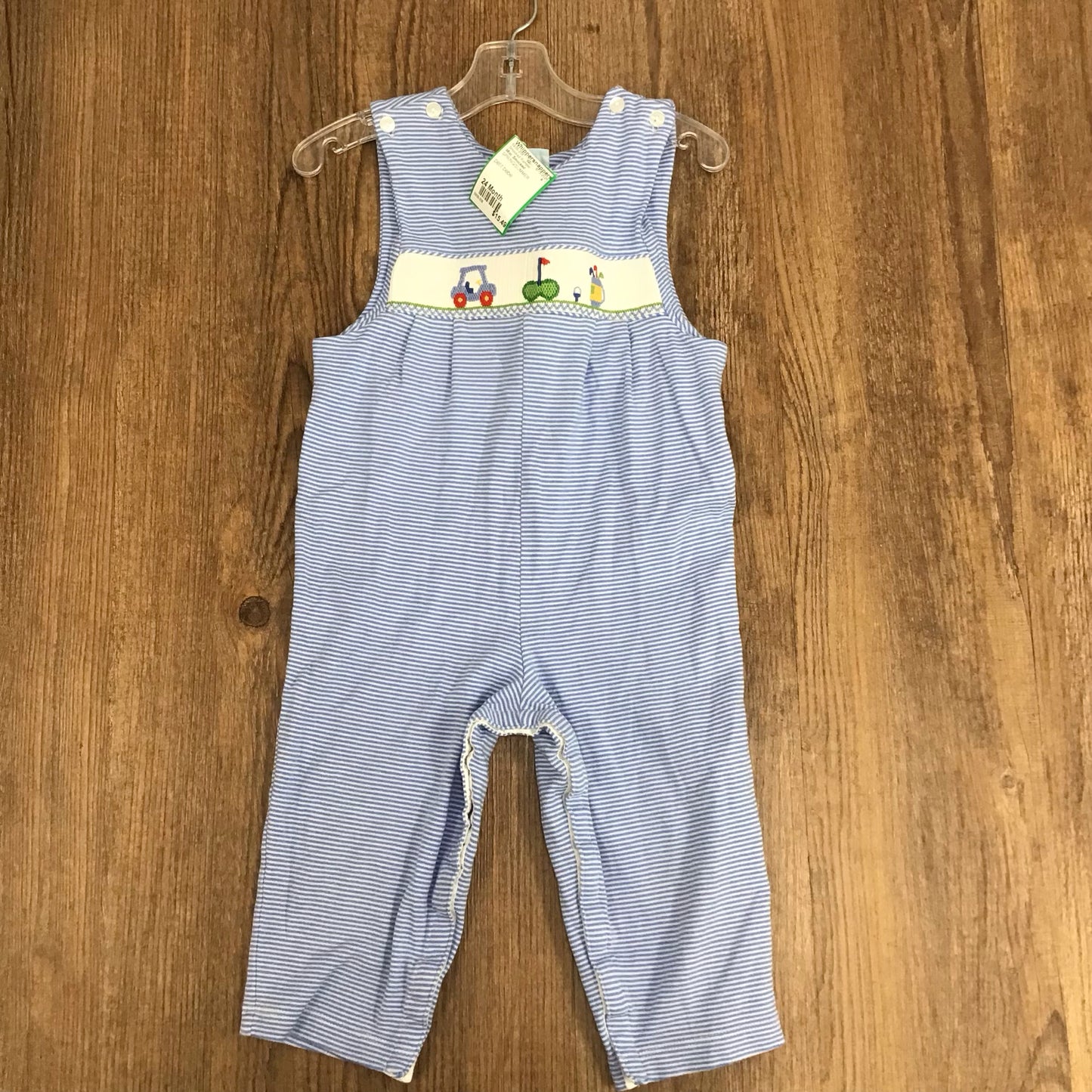Petit Bebe Smocked Infant Size 24 Month Smocked Romper