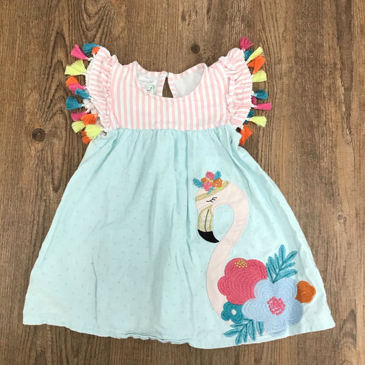 Mud Pie Flamingo Dress Size 3T