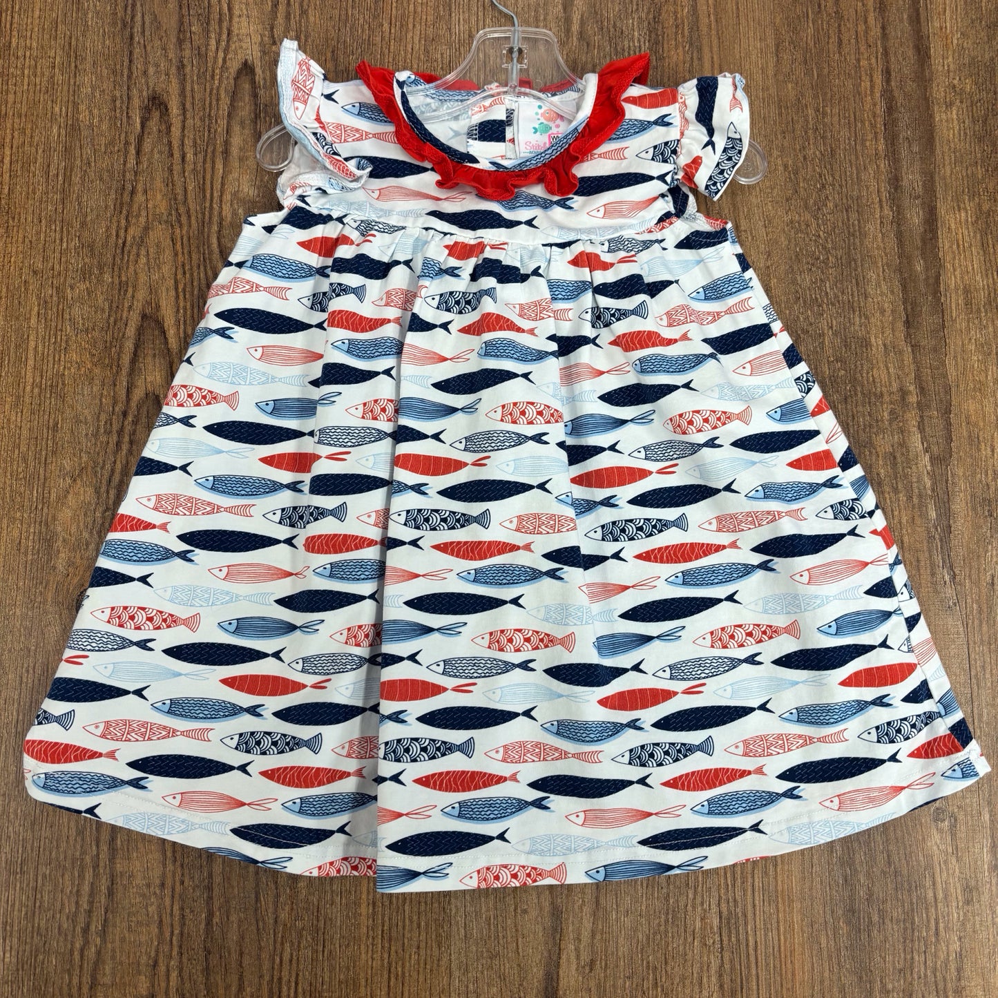 Stitchy Fish Kids Size 2T Dress