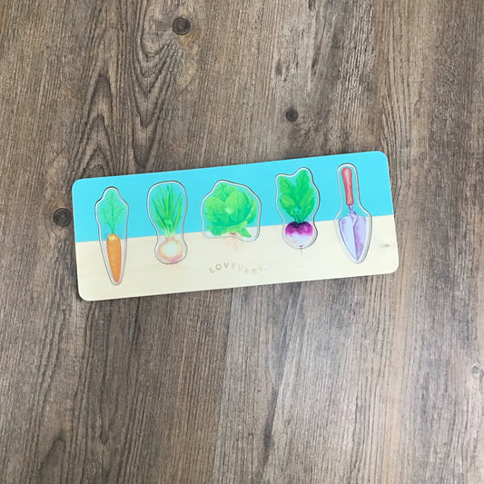 Lovevery Community garden vegetable puzzle