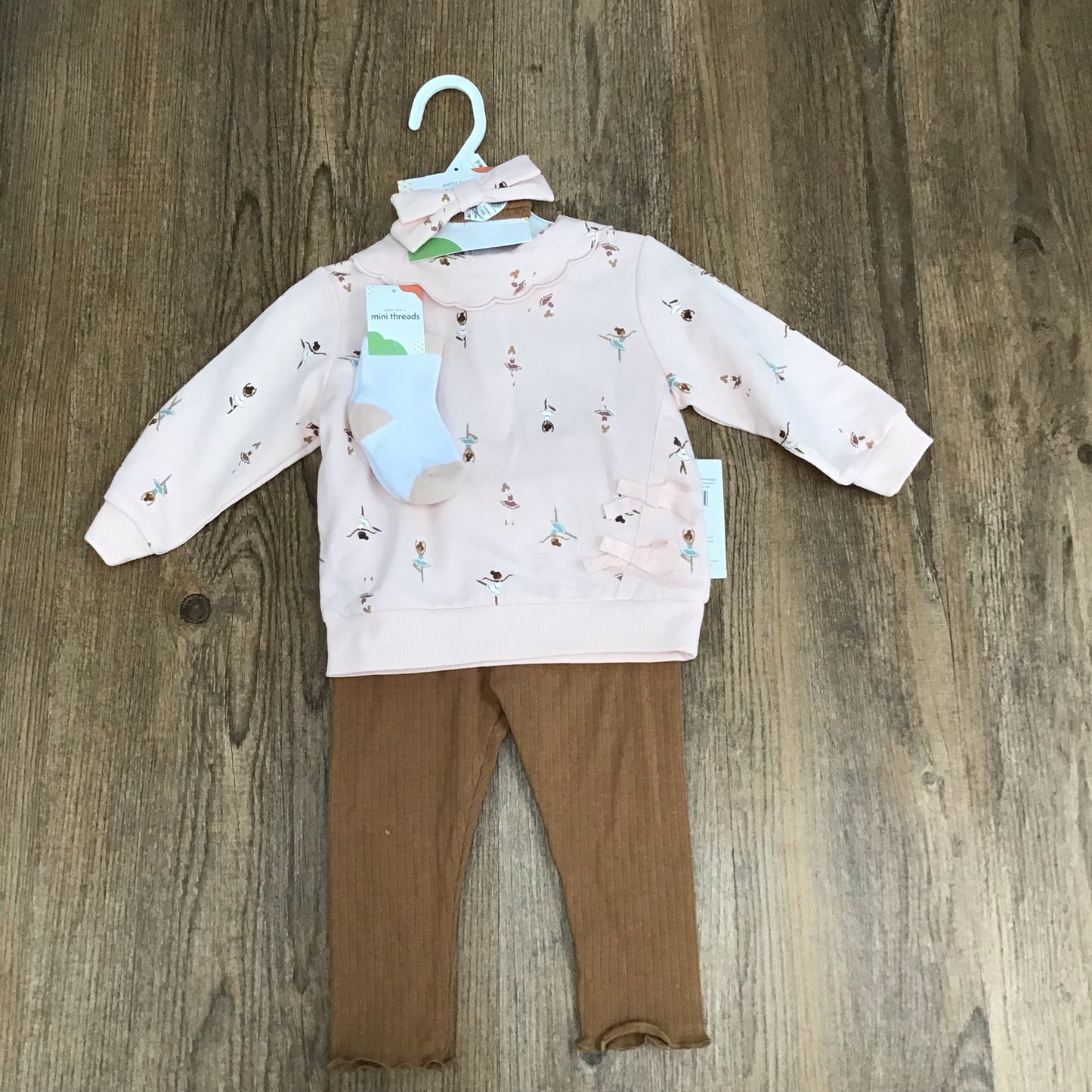 Infant Size 12 Month Petit Lem Outfit 3 piece