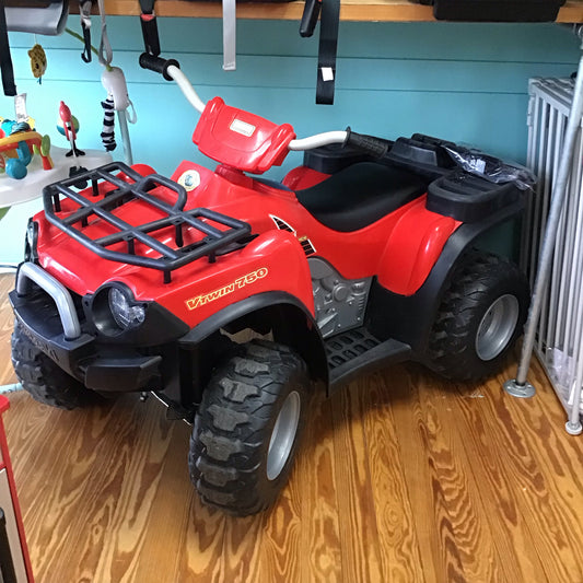 Kawasaki 12 Volt 4 Wheeler - Up to 65lbs - 2.5 mph or 5 mph Kids aged 3-7