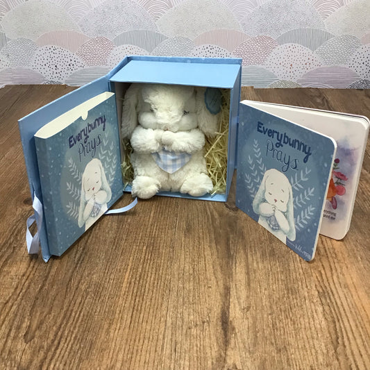 Praying Bunny With Book