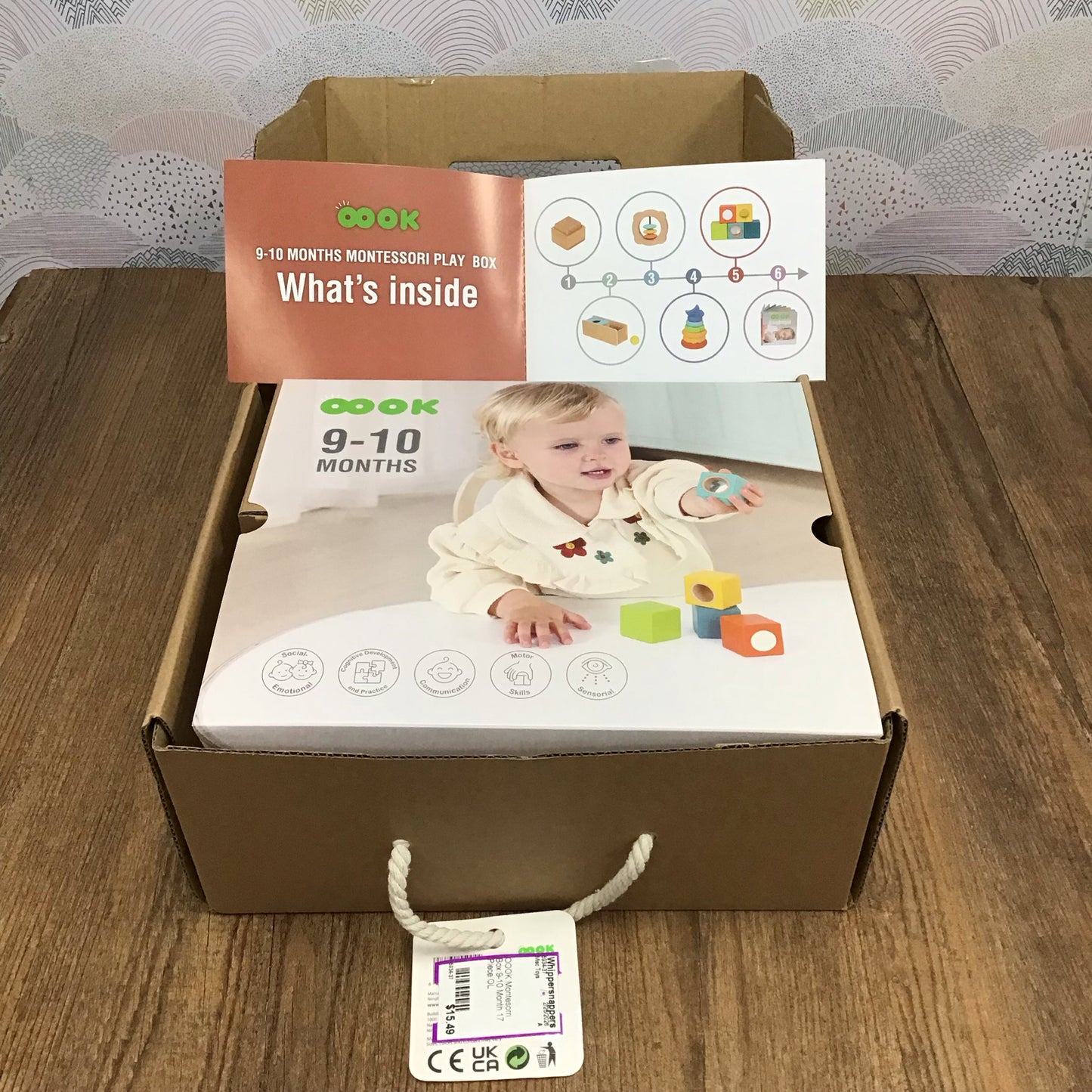 OOOK Montesorri Box 9-10 Month 17 Piece  local pickup only