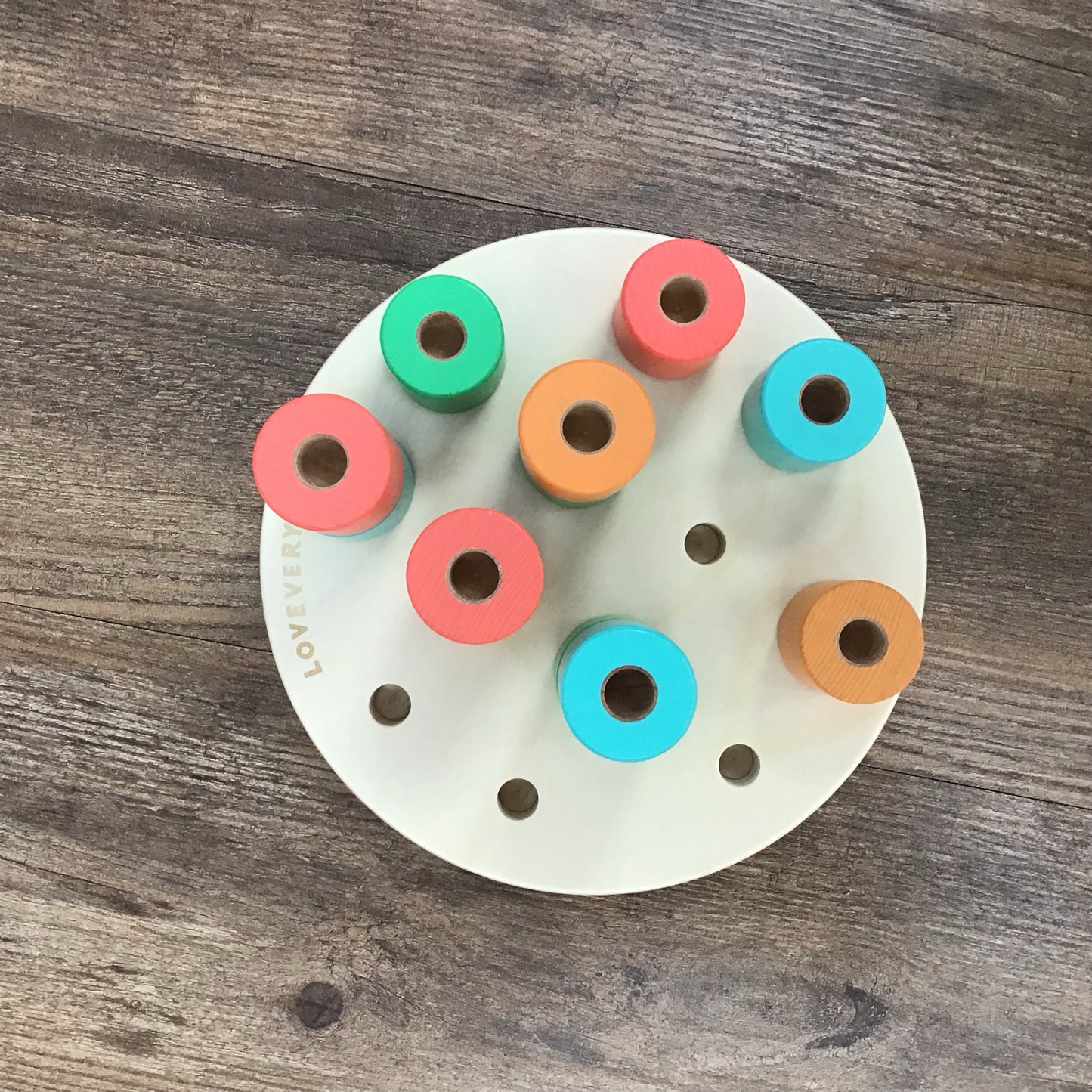 Stacking peg puzzle-Lovevery-this item does NOT ship