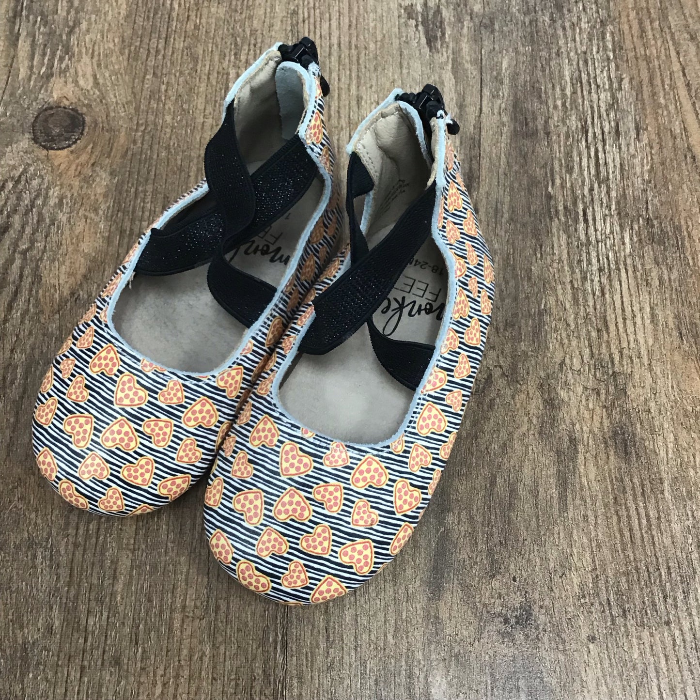 Kids Shoe Sizes 18/24M Monkey Feet Soft Side Leather Shoes