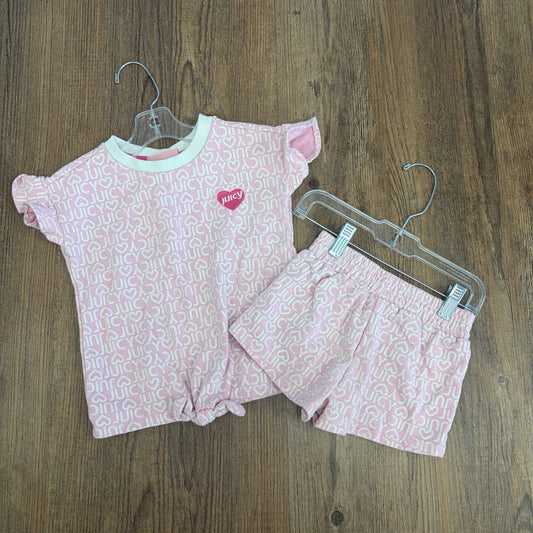 Juicy Couture Kids Size 5/5T Two Piece Outfit