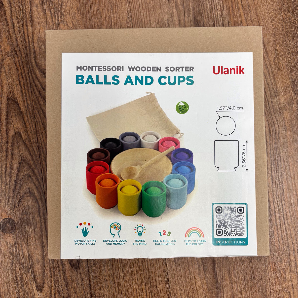 Balls And Cups Montessori Sorter