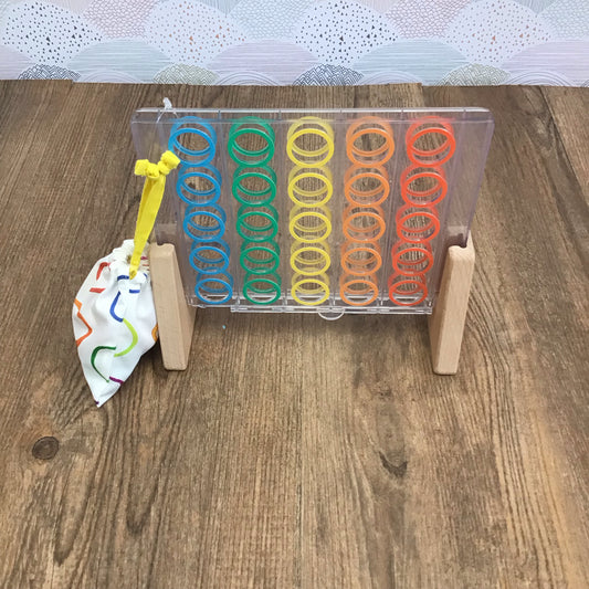 Wood Toys- Connected Four- Item Does NOT Ship