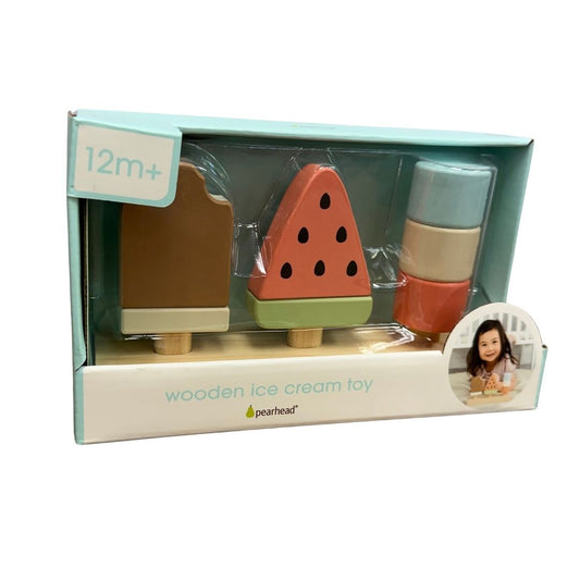 Ice Cream Stacking Wood Toy