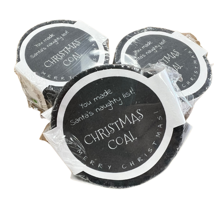 "Christmas Coal" Charcoal Soap