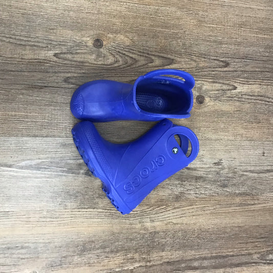 Crocs Kids Shoe Sizes 13 Rain Blue Boots