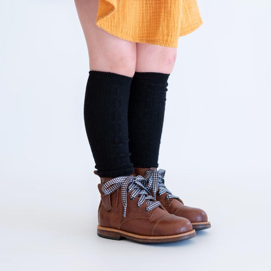 Black Knee High Socks Size 0-6M