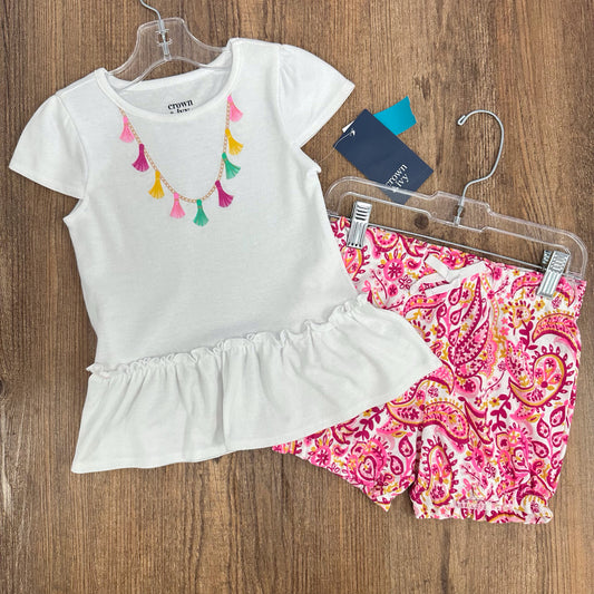 Crown & Ivy Kids Size 4/4T Two Piece Outfit