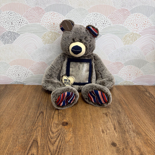 Plush Toy Loveys/Teethers/Rattles Here To Hug Photo Bear