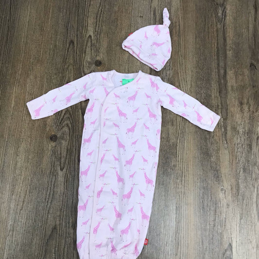 Magnetic Me Pink Sleeper/Gown Size NB