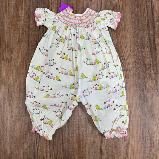 Petit Bebe Smocked Infant Size 6 Month Romper