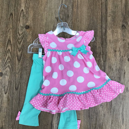 NEW: Rare Editions Infant Size 18 Month Outfit 2 Piece