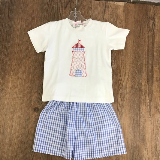 Shrimp & Grits Kids Size 4/4T Two Piece Outfit