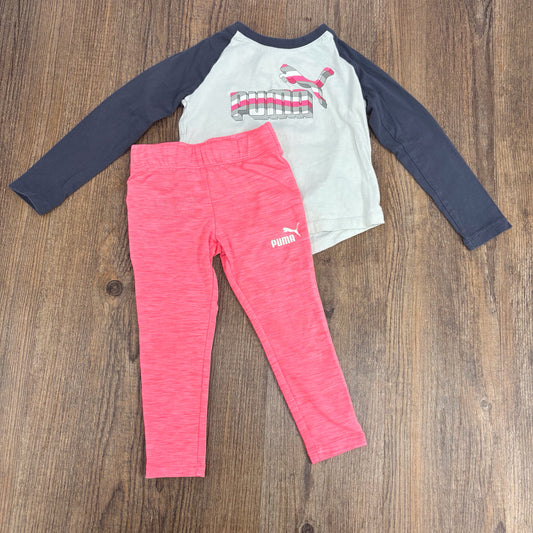 Puma Kids Size 3T Two Piece Outfit
