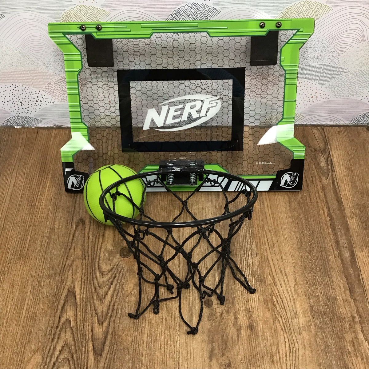 Nerf Overdoor Basketball Hoop With Ball. This Item Does Not Ship