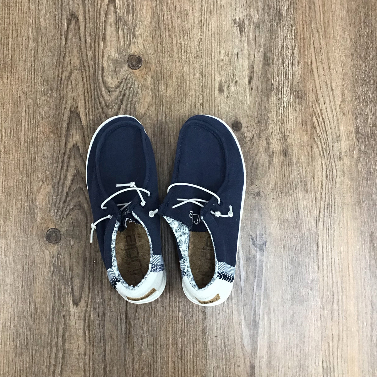 Hey Dude Blue Athletic Shoes Size 5/6