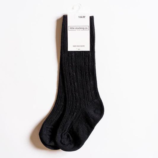 Black Knee High Socks Size 6-18M