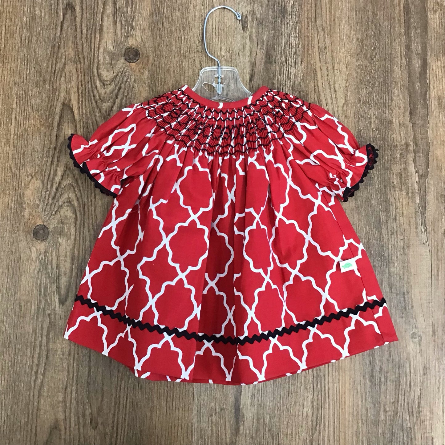 LollyWolly Doodle smocked infant size 3 months