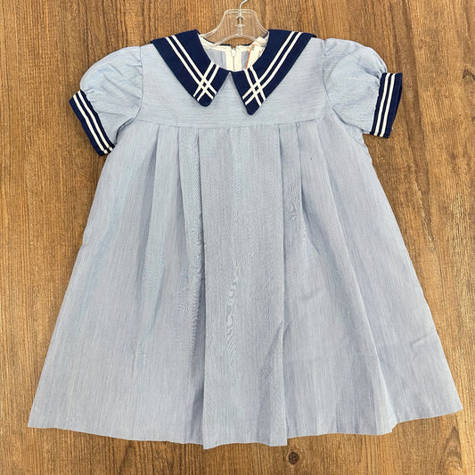 Vintage Kids Size 6/6X Sailor Dress
