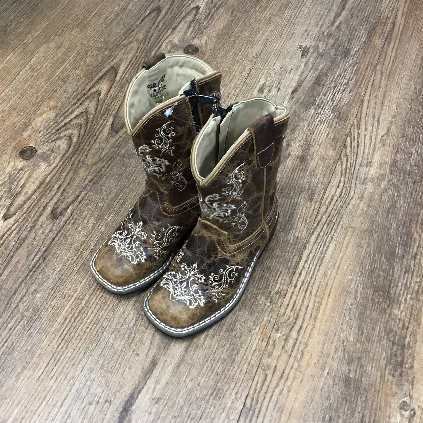 Kids Shoe Sizes 8 Old West Cowboy/girl Boots
