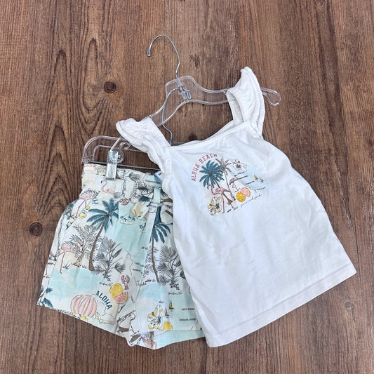 Janie and Jack Kids Size 3T Two Piece Outfit