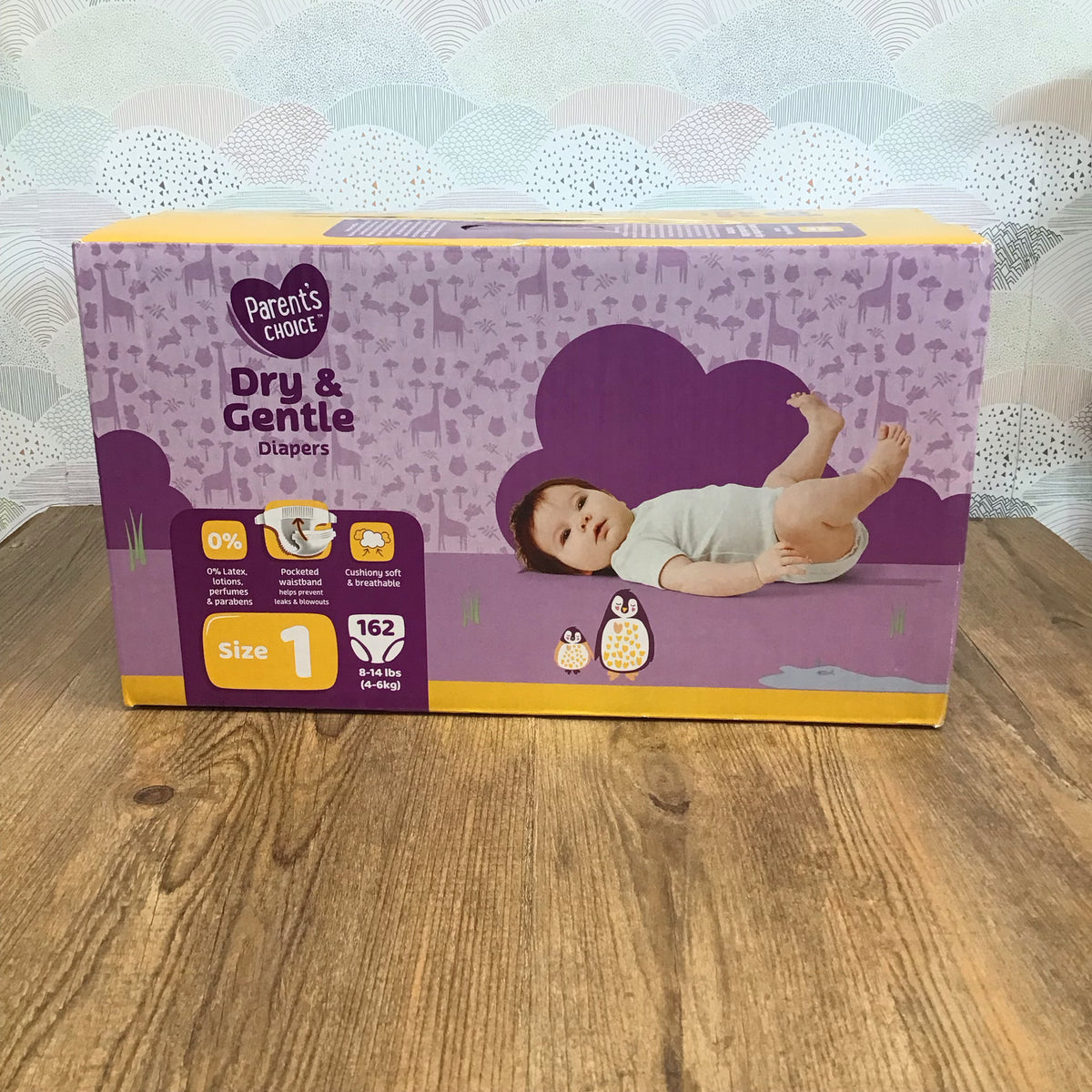 Parents Choice 162 Size 1 Diapers. This Item Does Not Ship.