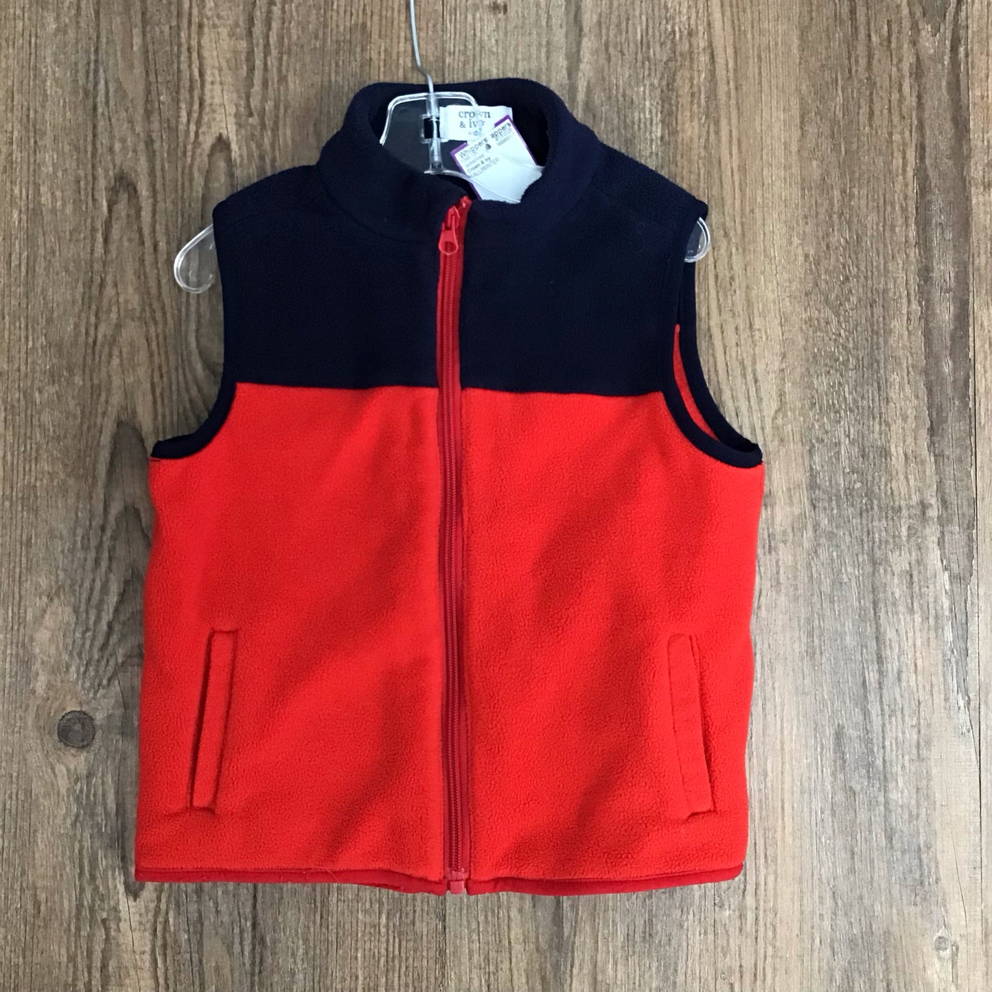 Crown & Ivy Kids Size 5/5T Fleece Vest