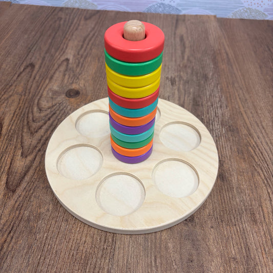 Wooden Ring Stacker