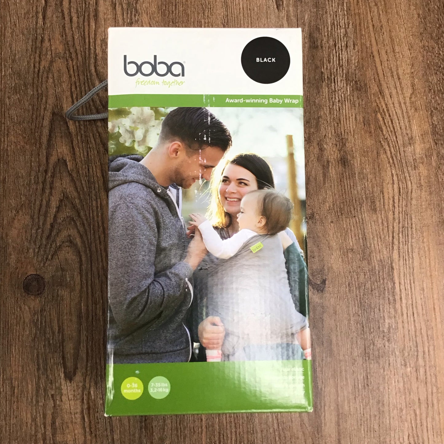 Black Boba Wrap - This Item Does NOT Ship