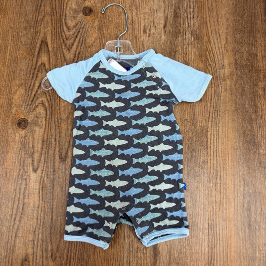 Infant Size 0-3 Month Kickee Pants Romper