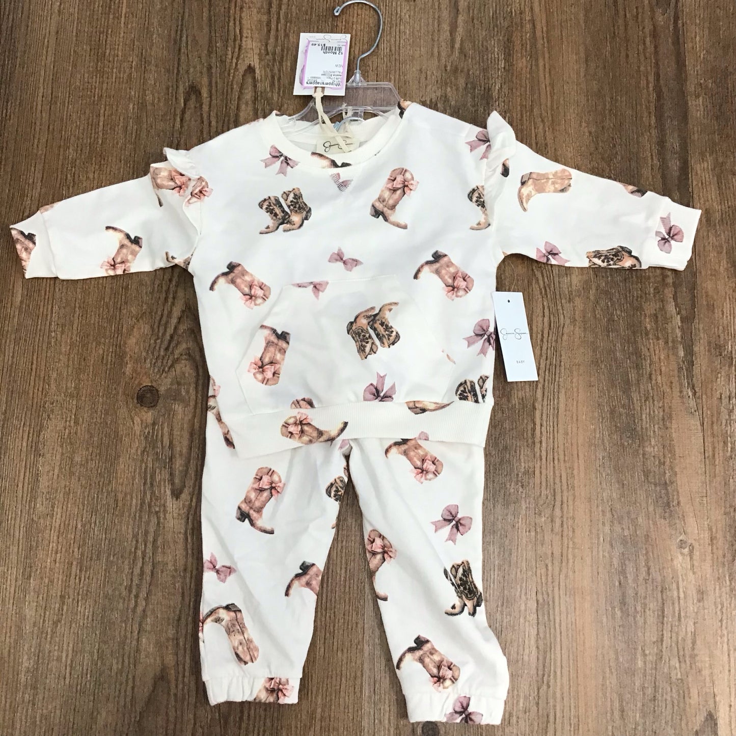 Infant Size 12 Month Jessica Simpson Outfit 2 Piece