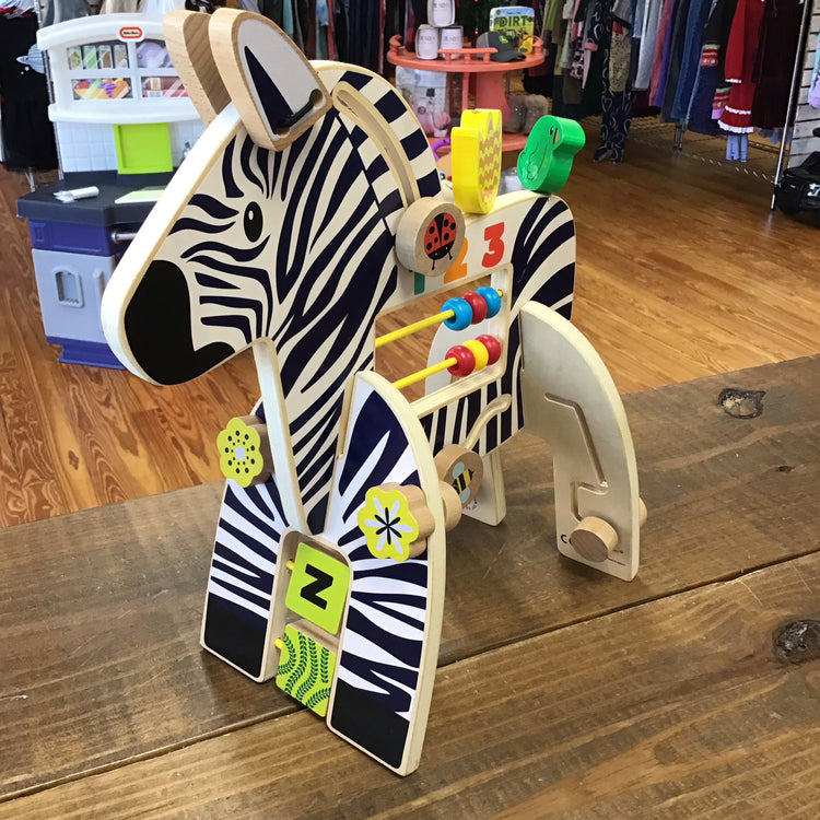 Manhattan Toys Wood Zebra - This Item Does NOT Ship