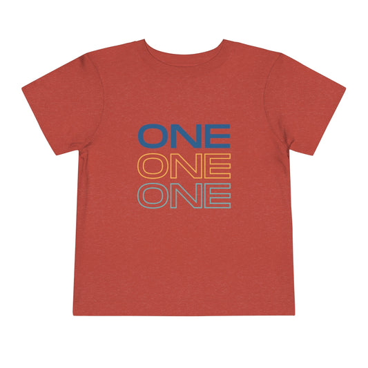 First Birthday Toddler Short Sleeve Tee