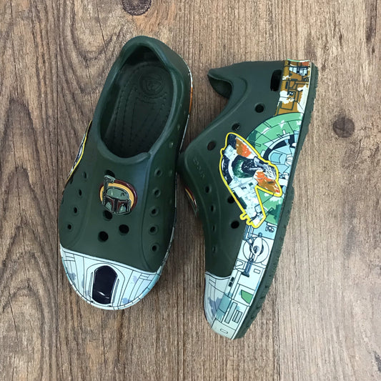 Boba Fett Crocs Size 9 Shoe