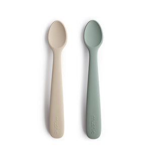 Mushie Silicone Spoons - Cambridge/Sand
