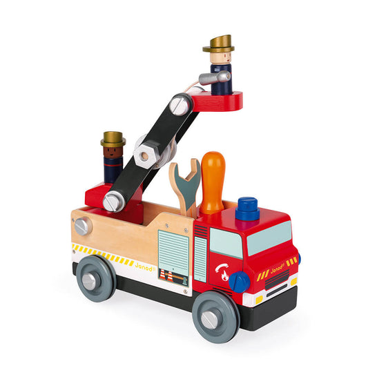 DIY Wood Toy Fire Truck