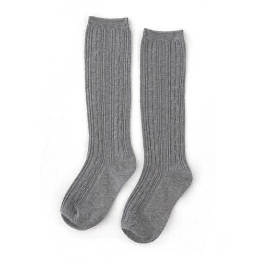 Grey Knee High Socks Size 4yr - 6yr