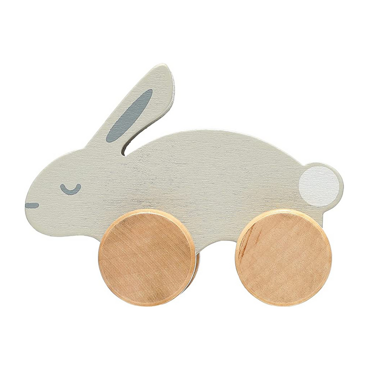 Wood Bunny Push Toy