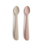 Mushie Silicone Spoons - Blush/Sand